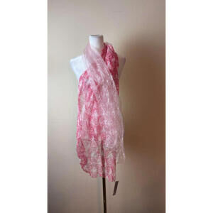 Tilo Sheer Swirl Print Scarf, $175, NWT